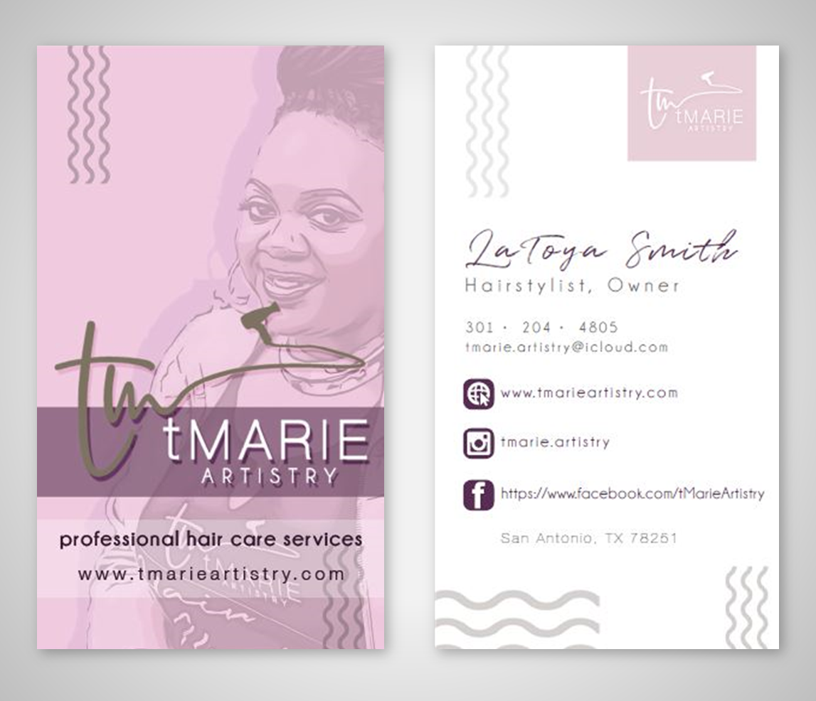 Business card design 